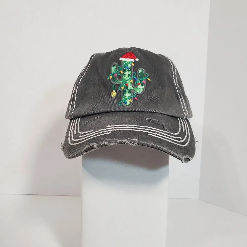 KBETHOS Vintage‎ Cactus Baseball Cap Hat, Christmas Cactus. Strapback.